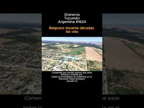 Graneros, Tucumán desde el Microsoft Flight Simulator #graneros #tucuman #argentina