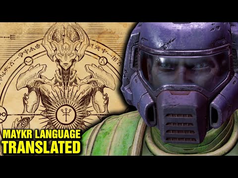 Doom Eternal New Lore - Maykr Text Scriptures Translated - Book of the Seraphs Secrets Explained Video