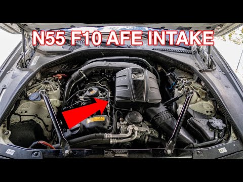 AFE INTAKE INSTALL ON MY F10 535i !! (32 HP GAINS ???)