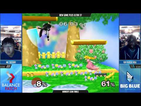 NGPU 37 SSBM - Mr. Tuesday (Peach) vs. Yasu (Marth) - Melee WSF