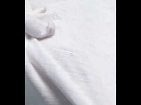 White Khadi 190 GSM Handspun & Handwoven Fabric | Bleached White & Dyeable — video