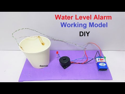 water level indicator alarm working model inspire science project diy howtofunda craftpiller