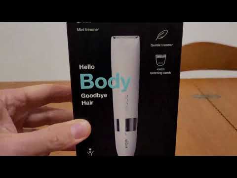 Braun BS1000 kompaktiškas kūno plaukų trimeris BODY video