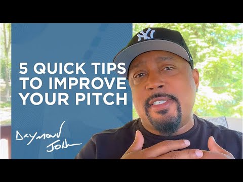 5 Business Pitch Tips to Learn How To Land an Investor | Shark Tank's Daymond John