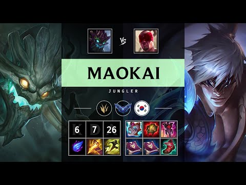 Maokai Jungle vs Lee Sin - KR Diamond Patch 25.20