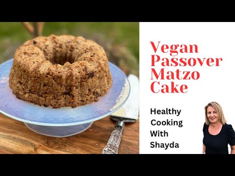 Vegan Passover Matzo Cake