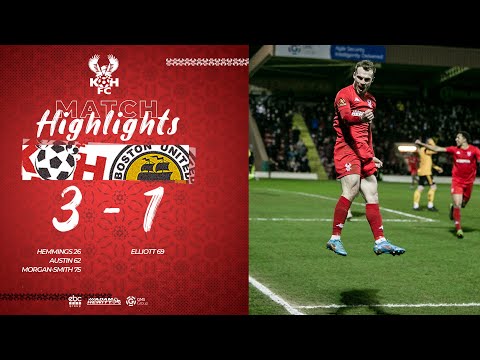 Match Highlights: Harriers 3-1 Boston United 22/02/22