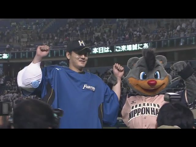 ファイターズ・有原投手ヒーローインタビュー 2017/9/23 M-F