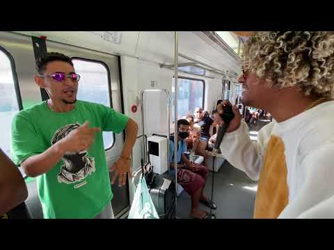 Freestyle e Beatbox Páscoa no Vagão 2 - Mc Estudante e Mt do Beat