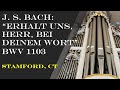 J. S. Bach: “Erhalt uns, Herr, bei deinem Wort” (Neumeister) BWV 1103 | Bálint Karosi | Stamford, CT