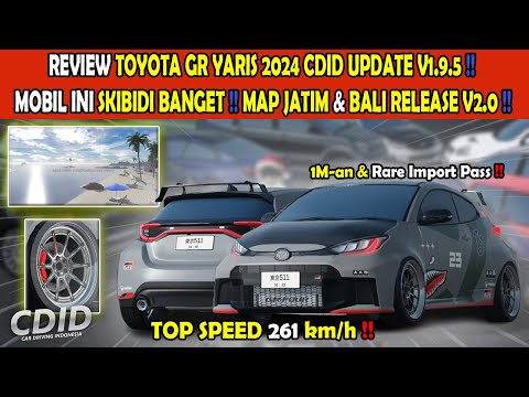 REVIEW TOYOTA GR YARIS 2024!! MOBIL INI ENAK DI SEGALA BIDANG SIGMA!! - Car Driving Indonesia Roblox