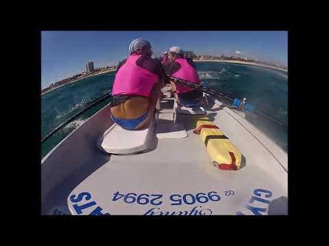 Open Men Surfboat Final Aussies 2014 Gopro footage from winners cockpit