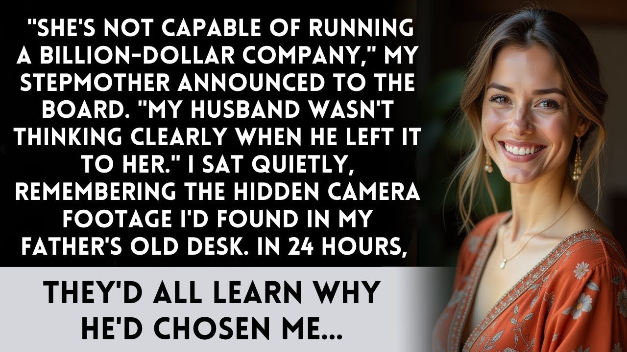 My Stepmom Called Me Unfit to Run Dad's Company—She Forgot What I Found