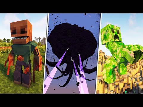 Shocking! Top 10 Epic Minecraft Monster Mods!!