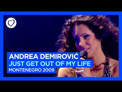 Andrea Demirović - Just Get Out Of My Life (LIVE) | Montenegro 🇲🇪 | Semi-Final | Eurovision 2009