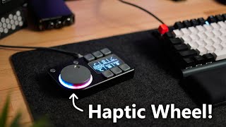I Built a Macropad With a Haptic Feedback Knob!