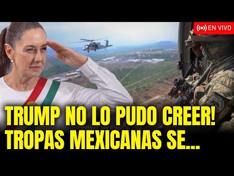 GOLPAZO DE CLAUDIA! DESACTIVA AMENAZA MILITAR DE EEUU! TRUMP EXPUESTO