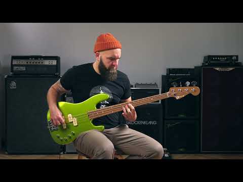 Charvel Pro-Mod San Dimas Bass PJ IV CM Lime Green Metallic