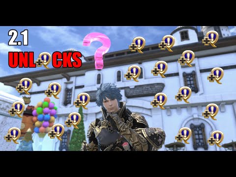 FFXIV Guide to unlocking all content (patch 2.1) before Endwalker.