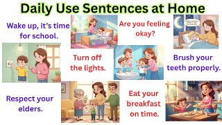 Daily Use English Sentences at Home | Family English Conversation | English Speaking Practice
