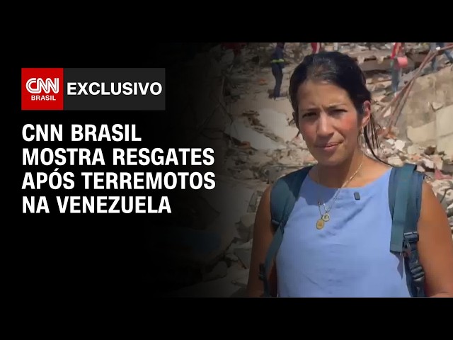 Correspondente da CNN se emociona ao relatar resgates após terremotos na Venezuela | HORA H