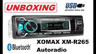 UNBOXING Autoradio XOMAX XM-R265 auspacken, zu BILLIG ?? Chinaschrott??