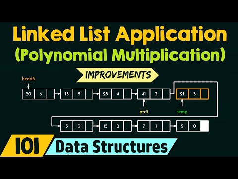 Application of Linked List Multiplication of Two Polynomials Improvements