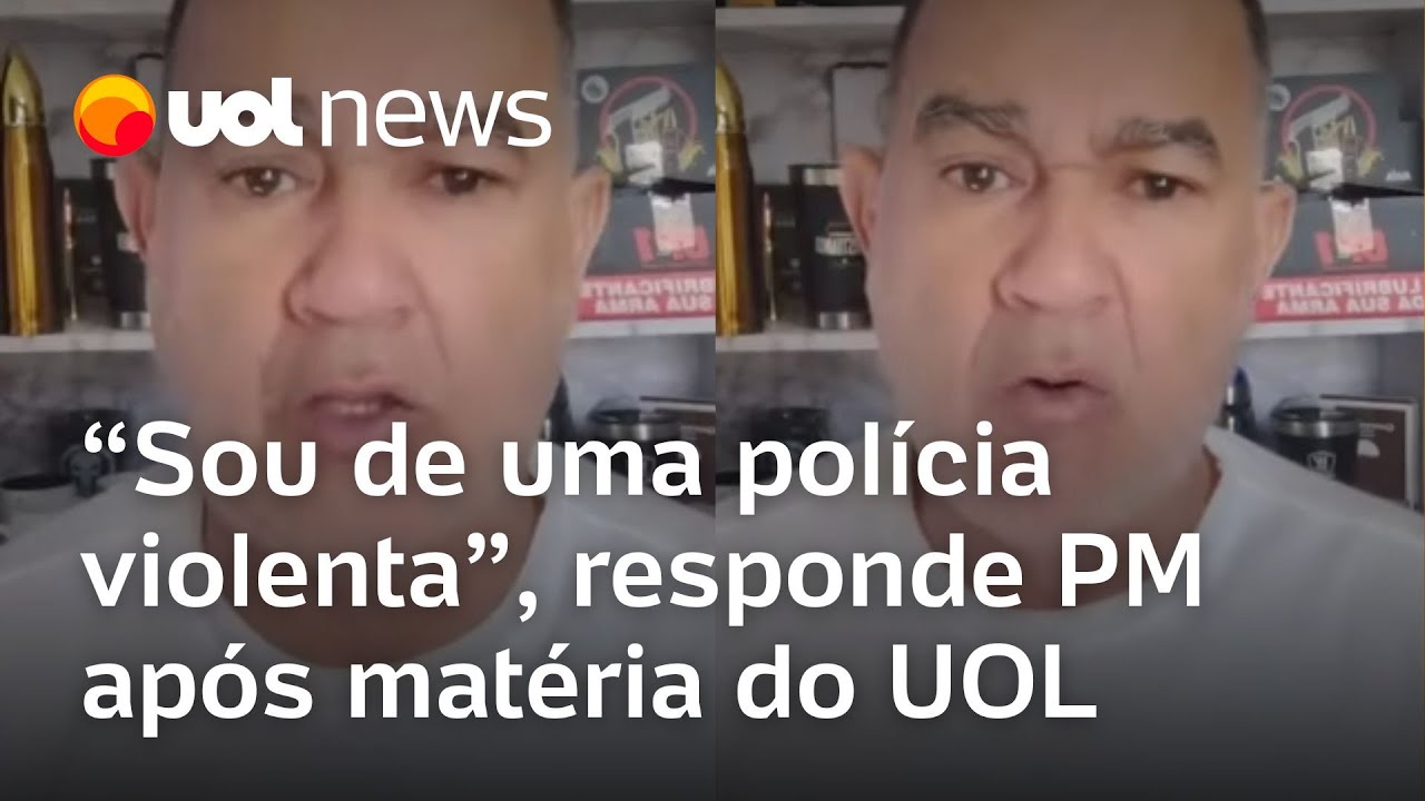 PM que exalta violência nas redes sociais responde reportagem do UOL: 'Sou de uma polícia violenta'