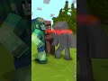 Zombie Becomes Buff Herobrine To PROTECT Zombie Mom From Null X Entity 303 Transform Watch