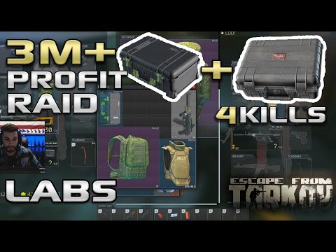 3 Million Rouble Profit - Stolen Items Case Labs Raid - Escape From Tarkov