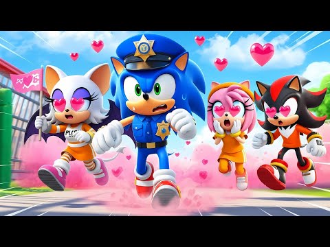 POLICE SONIC vs FAN GIRL CLUB! Will They Find His SECRET?! | Sonic the Hedgehog 3 Animation