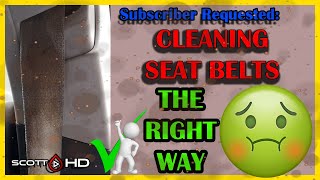 SEAT BELT CLEANING - SUBSCRIBER REQUESTED - HOW TO (3 OPTIONS)