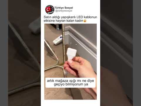 Satın Aldığı LED Kablo Performansına Hayran Olan Kadın..🤔😮