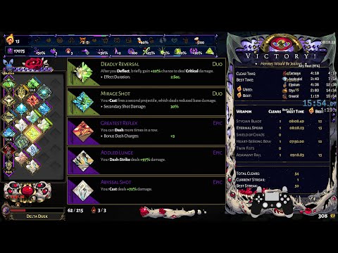 Achilles Spear 15:54 RTA PB @ Any Heat - Hades Speedrun