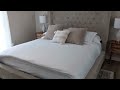 Jocisland Velvet Upholstered Bed Frame King Size Headboard King Bed Frame Review