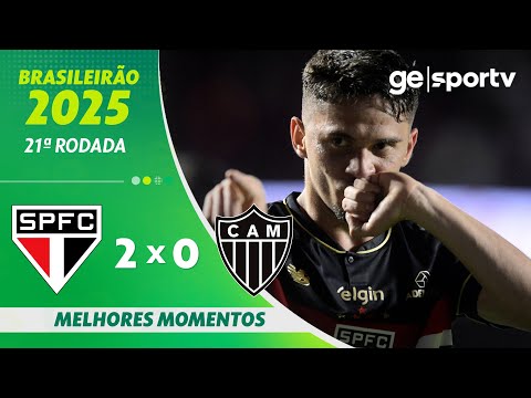 Gols e lances de São Paulo x Atlético Mineiro