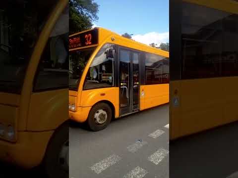 TM travel optare solo 488 FJ10 EHL on the 32 to Sheffield city center