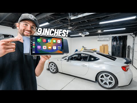 Installing a HUGE Apple CarPlay Head Unit! (FR-S, BRZ, 86)
