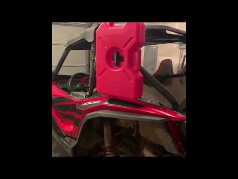 Honda Talon RotoPax Fuelpax and Axia mounting bracket. How to install 1000R 1000X