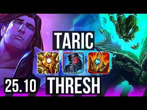 TARIC & Heimerdinger vs THRESH & Smolder (SUP) | 1/2/21 | KR Grandmaster | 25.10