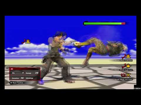 #VF5US Jacky Flash Sword Combos