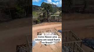 #Cabana Sabe como Nasce uma cabana em wood frame com parede dupla e revestimentos térmicos? #chalé