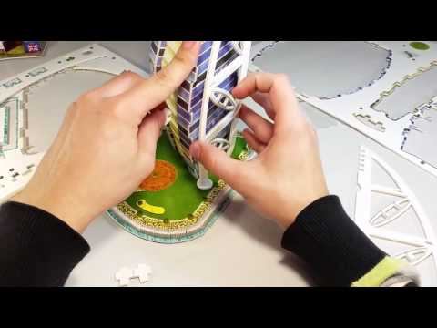 The World's only 7 Star Hotel | Burj Al Arab with LED | DIY | 3D Puzzle | No. A1400 1