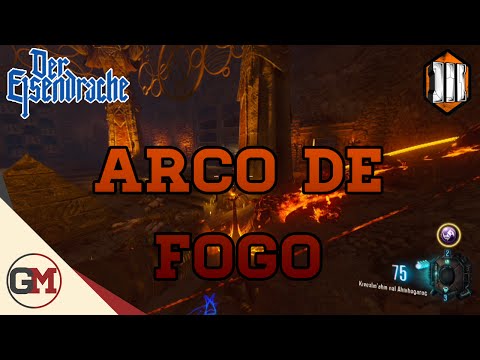 GUIA UPGRADE Arco do FOGO [MELHOR MÉTODO] (Black Ops 3 Zombies)