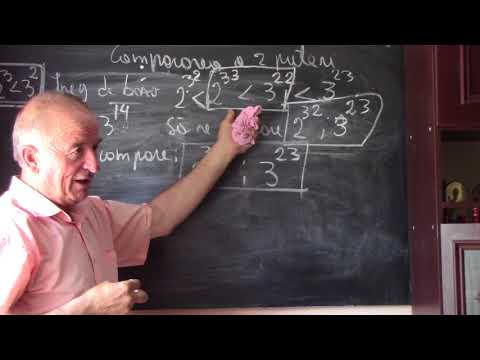 2/2 Lectia 1552 Clasa 5 - Compararea a doua puteri cu baze si exponenti diferiti Operatii cu puteri