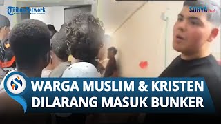 Warga Muslim & Kristen Jadi Korban Diskriminasi, Dilarang Masuk Bunker saat Rudal Iran Serang Israel