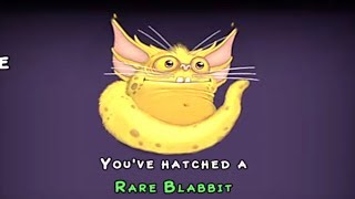 I&#39;ve hatched Rare Blabbit (Spunge + Scups) - My Singing Monsters