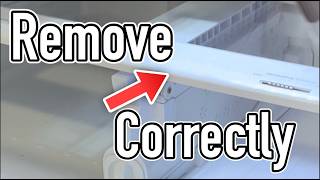 How to REMOVE Samsung Bottom Shelf CORRECTLY