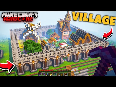 EPIC Hardcore Minecraft Village Transformation!