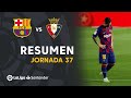 Resumen de FC Barcelona vs CA Osasuna (1-2)